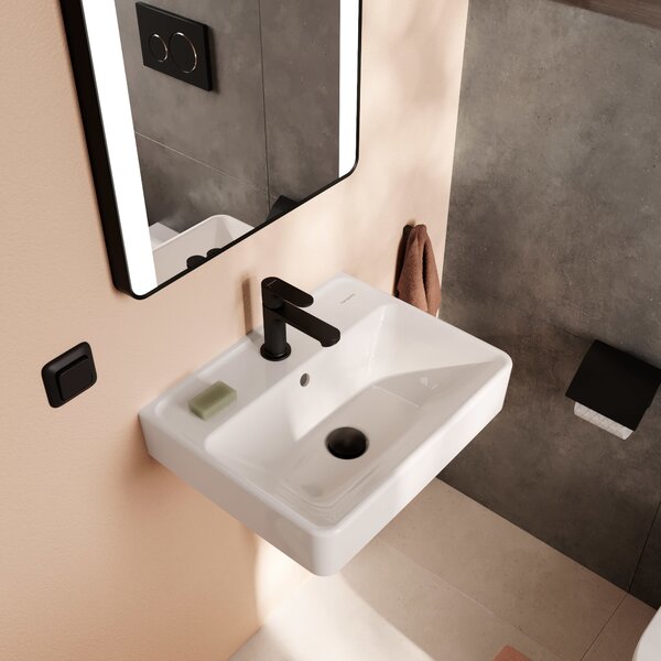 Hansgrohe Xanuia Q umyvadlo 50x39 cm obdélníkový klasický bílá 60131450