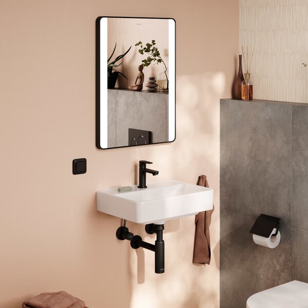 Hansgrohe Xanuia Q umyvadlo 50x39 cm obdélníkový klasický bílá lesk 60233450