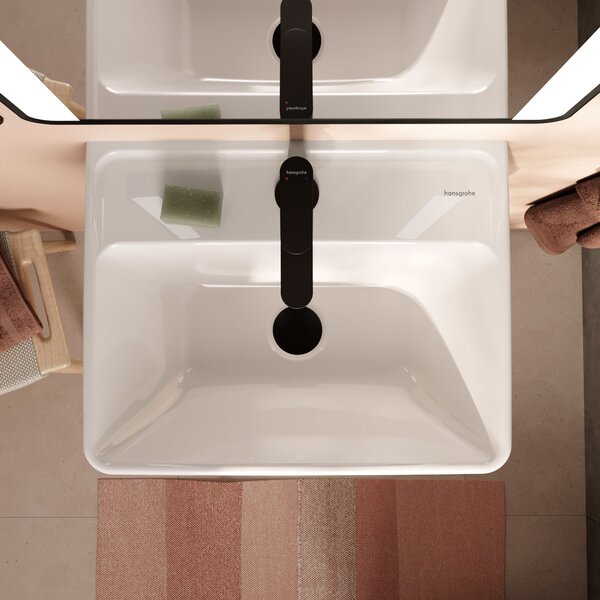 Hansgrohe Xanuia Q umyvadlo 50x39 cm obdélníkový klasický bílá lesk 60233450