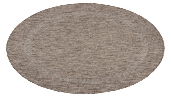 Ayyildiz, Kusový koberec Relax 4311 Brown kruh, 120x120 (průměr) kruh, hnědá, chodba / předsíň