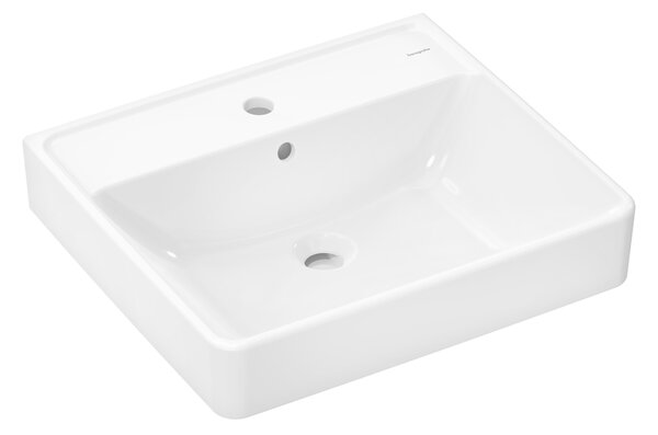 Hansgrohe Xanuia Q umyvadlo 55x48 cm obdélníkový klasický bílá 60132450