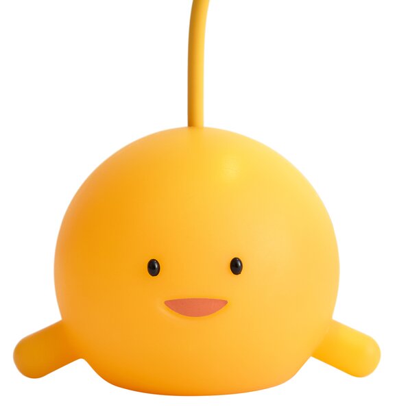 Moderní stolní lampa žlutá vč. LED dobíjecí - Bulby