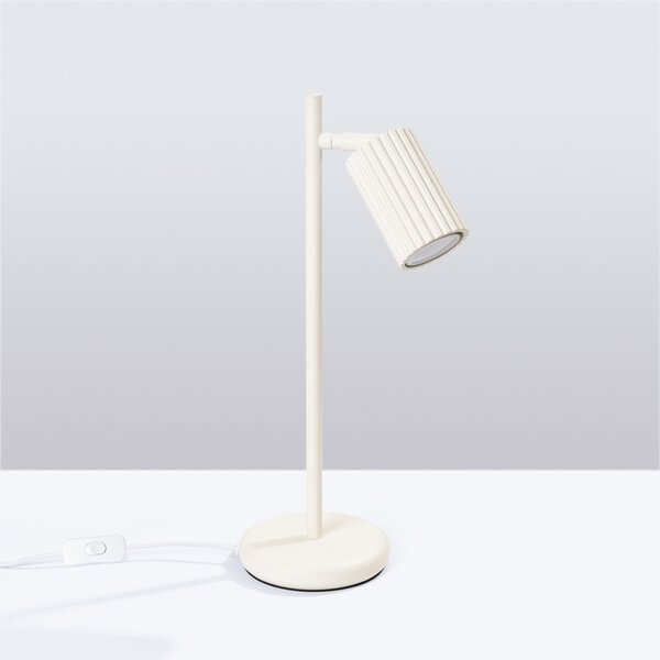 Sollux Lighting Stolní lampa KARBON béžová
