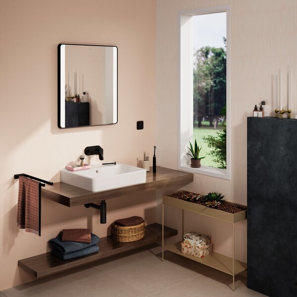 Hansgrohe Xanuia Q umyvadlo 55x48 cm obdélníkový klasický-na pult bílá 60239450