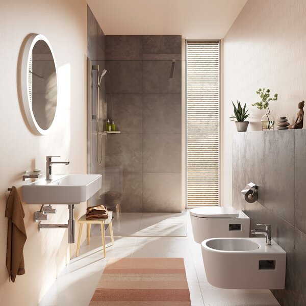 Hansgrohe Xanuia Q umyvadlo 65x39 cm obdélníkový klasický bílá lesk 60617450