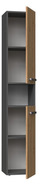 Koupelnová skříňka Neltossa 7 (antracit + dub artisan)