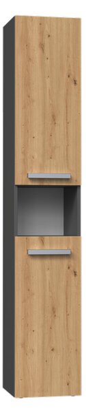 Koupelnová skříňka Neltossa 7 (antracit + dub artisan)