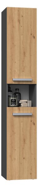 Koupelnová skříňka Neltossa 7 (antracit + dub artisan)