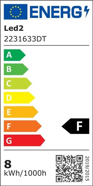 LED2 2231633DT Svítidlo MAX 2, B DIM TRIAC 8W 3000K zápustné černé - LED2 Lighting