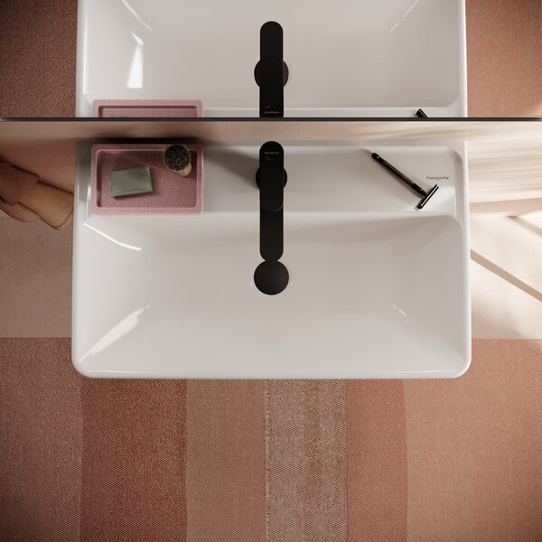 Hansgrohe Xanuia Q umyvadlo 65x39 cm obdélníkový klasický bílá lesk 60617450