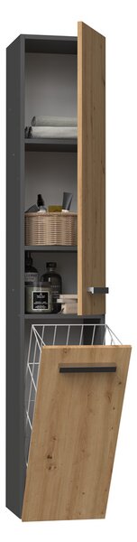 Koupelnová skříňka Neltossa 14 (antracit + dub artisan)