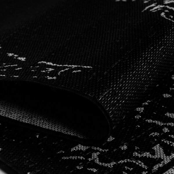 Ayyildiz, Kusový koberec Sunny 4416 Black, 120x170, černá, chodba / předsíň