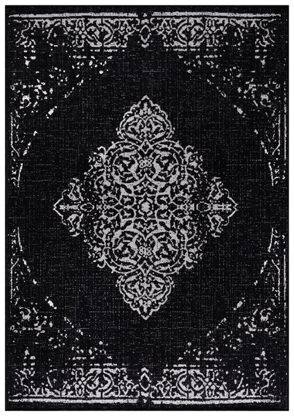 Ayyildiz, Kusový koberec Sunny 4416 Black, 120x170, černá, chodba / předsíň