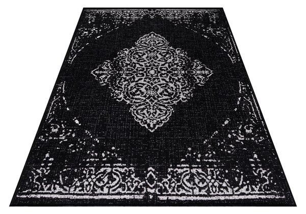 Ayyildiz, Kusový koberec Sunny 4416 Black, 120x170, černá, chodba / předsíň