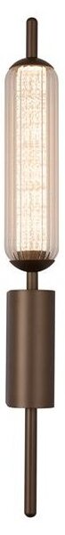 Searchlight 76210CL Stmívatelné nástěnné LED svítidlo CATTAIL LATTE čiré sklo
