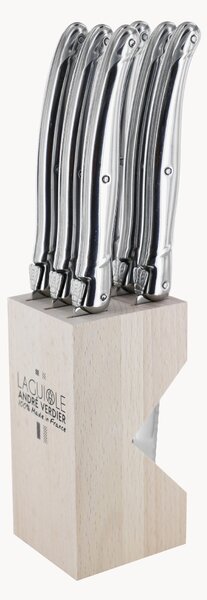 Stojan na nože se 6 noži Debutant Inox