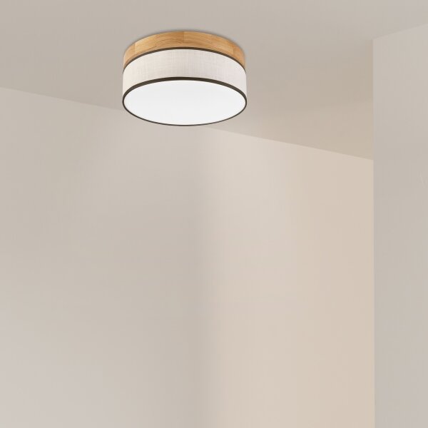 Brilagi - LED Stropní svítidlo BELLADONNA LED/20W/230V pr. 30 cm krémová/dub
