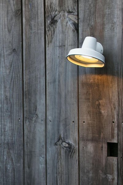 FARO BRONX nástěnná lampa, bílá - FARO, IP44