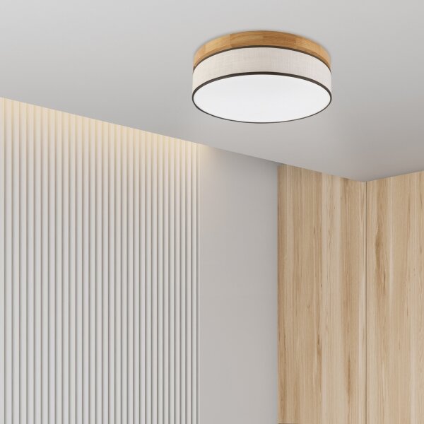 Brilagi - LED Stropní svítidlo BELLADONNA LED/36W/230V pr. 40 cm krémová/dub