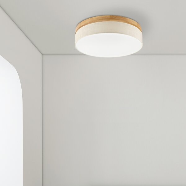 Brilagi - LED Stropní svítidlo BELLADONNA LED/36W/230V pr. 50 cm krémová/dub