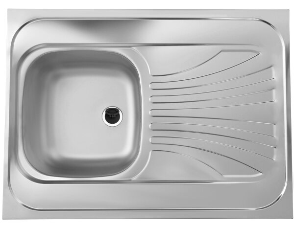 ALVEUS SETA24019-Kuchyňský dřez CLASSIC+dřezová baterie MINTAS 34 cm nerez/černá
