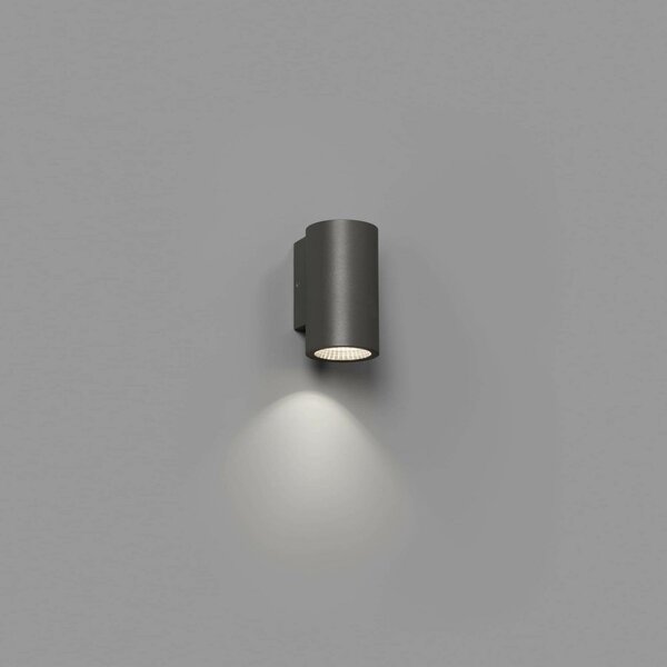 THON 1L LED nástěnná lampa, šedá - FARO