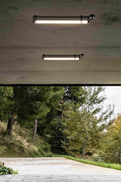 SCUBA nástěnná lampa, chrom - FARO