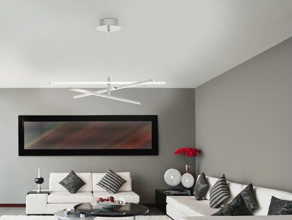 Rabalux Meredith závěsné svítidlo x18 W chrom 2480