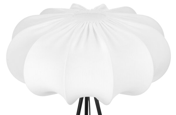 Stojací lampa CAFEE 1xE27/40W/230V bílá/černá