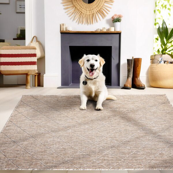 Ayyildiz, Kusový koberec Zagora 4512 Beige – na ven i na doma, 120x170, béžová, chodba / předsíň