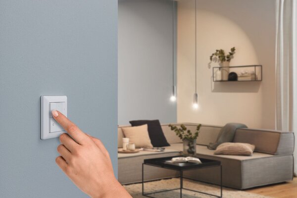 P 50134 Vypínač Smart Home Zigbee On/Off/Dimm bílá - PAULMANN
