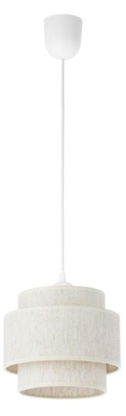 Lustr na lanku BOHO 1xE27/60W/230V pr. 20 cm bílá