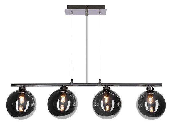 Lustr na lanku SOMUL 4xG9/20W/230V kouřová černá