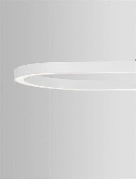 Nova Luce Závěsné LED svítidlo CUPPE černý hliník a akryl 58W 3000K stmívatelné Barva: Černá