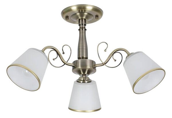 Lustr na tyči LOSANNA 3xE14/40W/230V mosaz