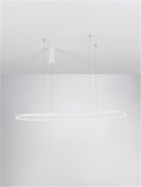 Nova Luce Závěsné LED svítidlo CUPPE černý hliník a akryl 58W 3000K stmívatelné Barva: Černá