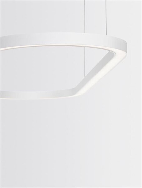 Nova Luce Závěsné LED svítidlo CUPPE černý hliník a akryl 58W 3000K stmívatelné Barva: Černá