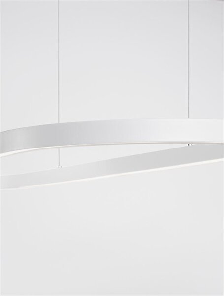 Nova Luce Závěsné LED svítidlo CUPPE černý hliník a akryl 58W 3000K stmívatelné Barva: Černá