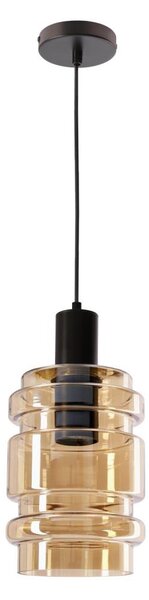 Lustr na lanku RADON 1xE27/40W/230V kouřová béžová