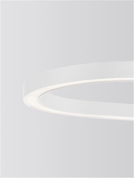 Nova Luce Závěsné LED svítidlo CUPPE černý hliník a akryl 58W 3000K stmívatelné Barva: Černá