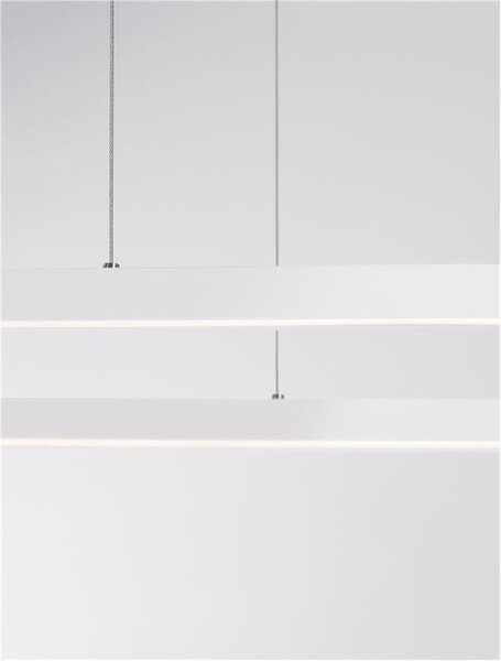 Nova Luce Závěsné LED svítidlo CUPPE černý hliník a akryl 58W 3000K stmívatelné Barva: Černá