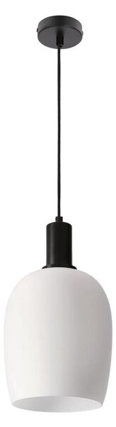 Lustr na lanku WOLKEN 1xE27/40W/230V bílá/černá