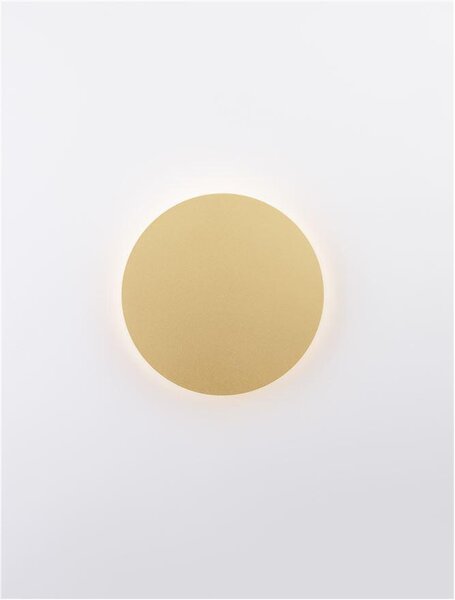Nova Luce Nástěnné LED svítidlo CYRCLE, 12W 3000K Barva: Zlatá