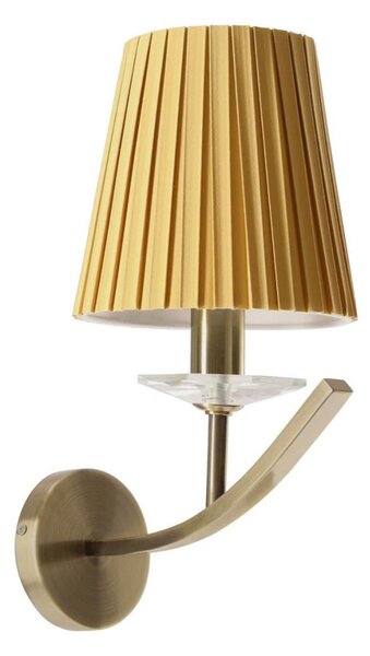 Nástěnná lampa VITORIA 1xE14/40W/230V žlutá/mosaz