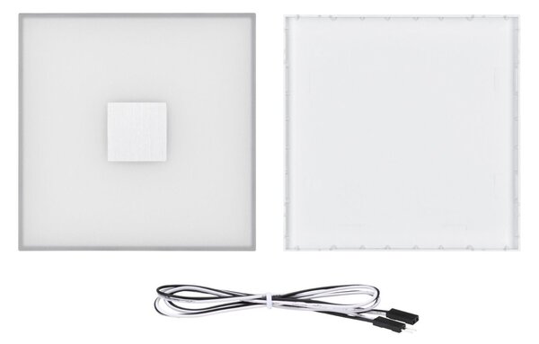 P 78400 LumiTiles LED dlaždice čtvercová IP44 100x10mm 12V 0,8W stmívatelné 2700K bílá umělá hmota/hliník - PAULMANN