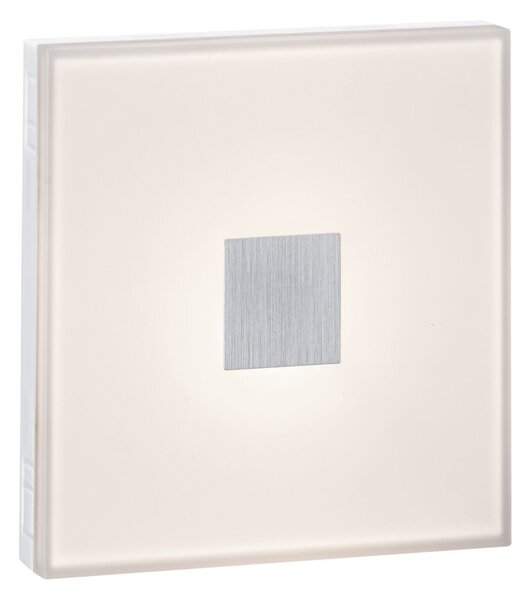 P 78400 LumiTiles LED dlaždice čtvercová IP44 100x10mm 12V 0,8W stmívatelné 2700K bílá umělá hmota/hliník - PAULMANN