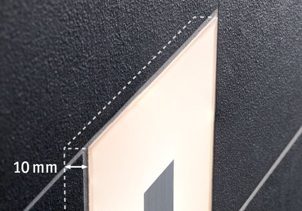 P 78400 LumiTiles LED dlaždice čtvercová IP44 100x10mm 12V 0,8W stmívatelné 2700K bílá umělá hmota/hliník - PAULMANN