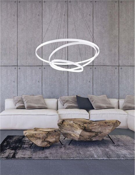 Nova Luce Závěsné LED svítidlo DEA, 145 W 3000K stmívatelné Stmívání, řízení: TRIAC