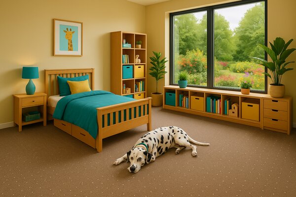 Condor Carpets, Metrážový koberec Udinese hnědý - neúčtujeme odřezky z role, na míru, šíře 4m, hnědá, filc, chodba / předsíň