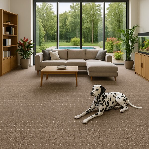 Condor Carpets, Metrážový koberec Udinese hnědý - neúčtujeme odřezky z role, na míru, šíře 4m, hnědá, filc, chodba / předsíň